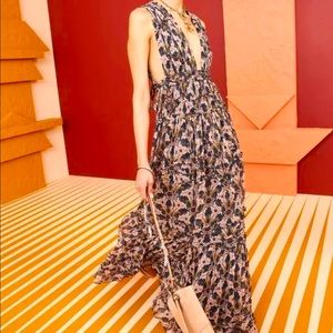 Ulla Johnson Dress Fiona Gown in Tigerlilly